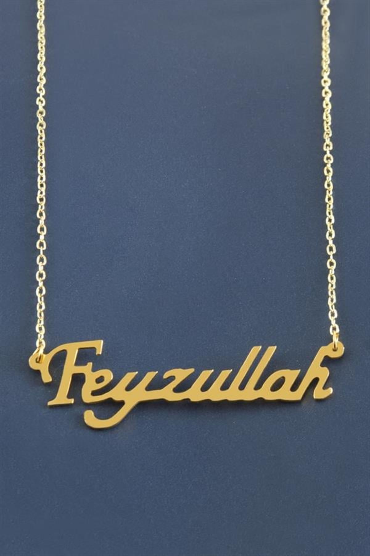 Feyzullah İsimli Kolye - Sarı
