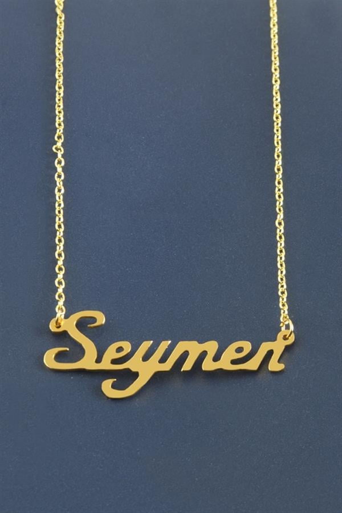 Seymen İsimli Kolye - Sarı