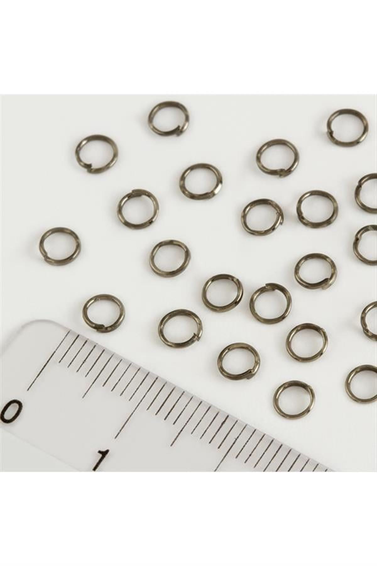 4*6 Lak Kaplama Metal Halka 25 Gram - Gümüş Rengi