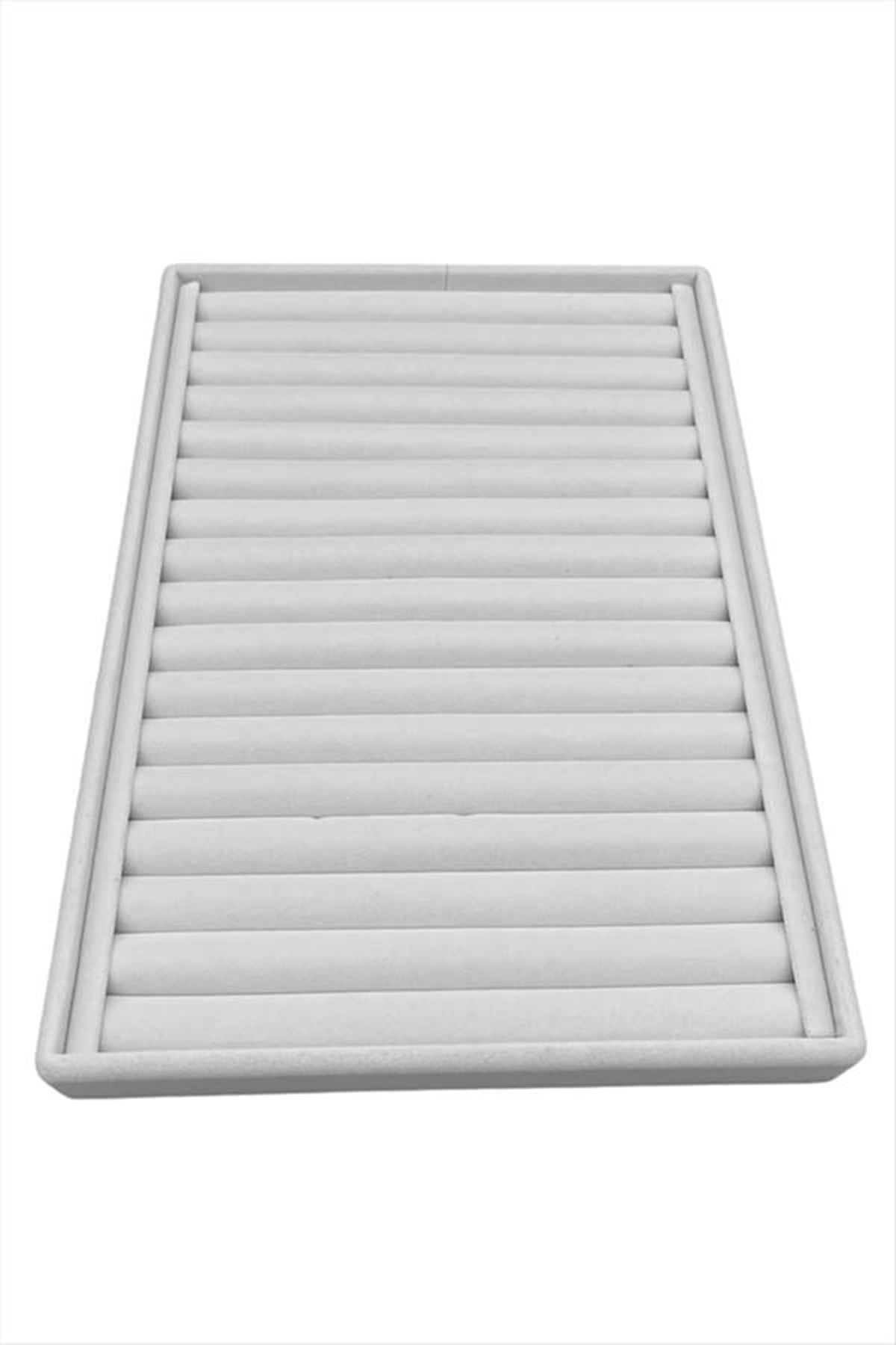 Dik Sosisli Anfora Yüzük Kelepçe Standı 24*34 cm - Gri