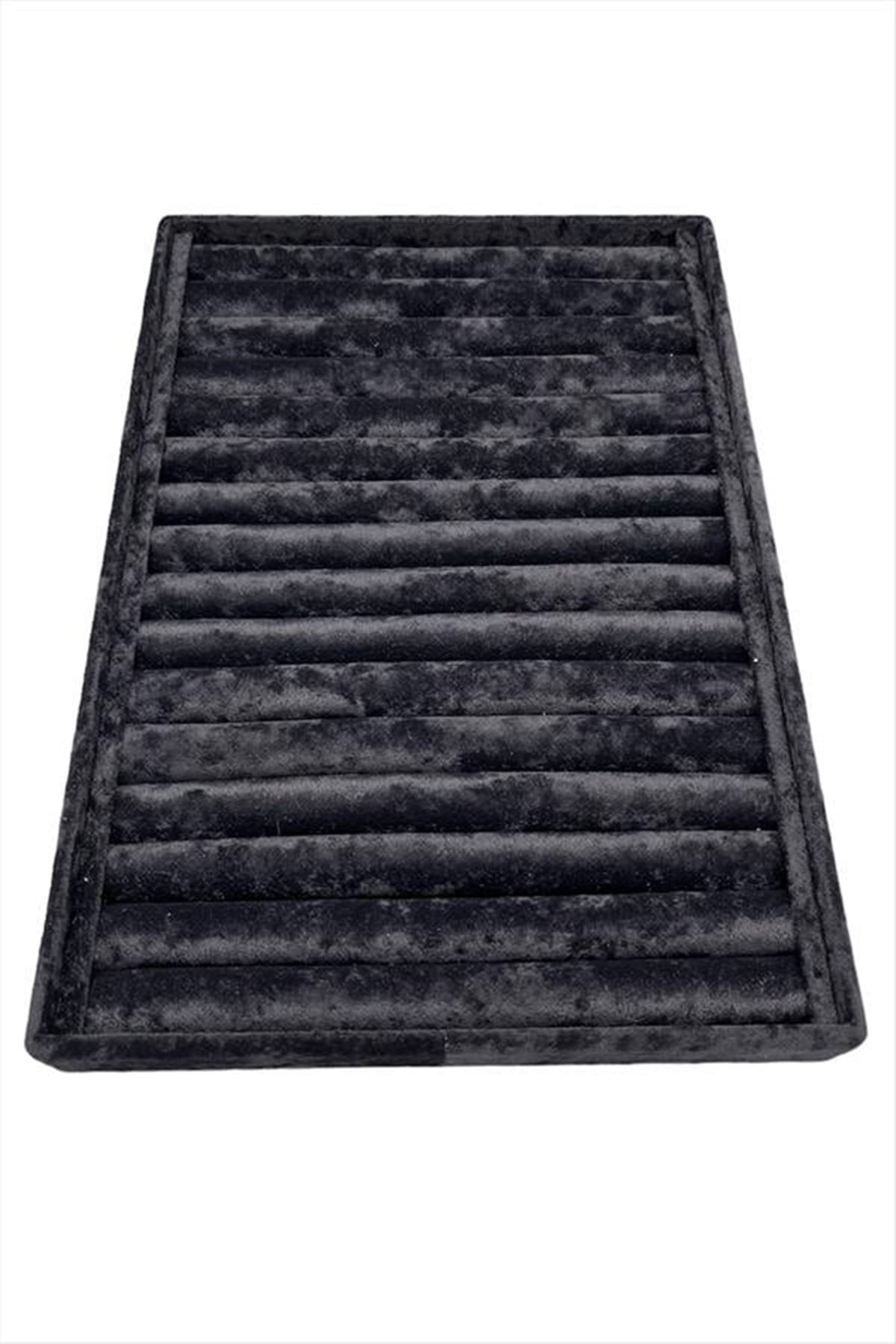 Dik Sosisli Anfora Yüzük Kelepçe Standı 24*34 cm - Siyah