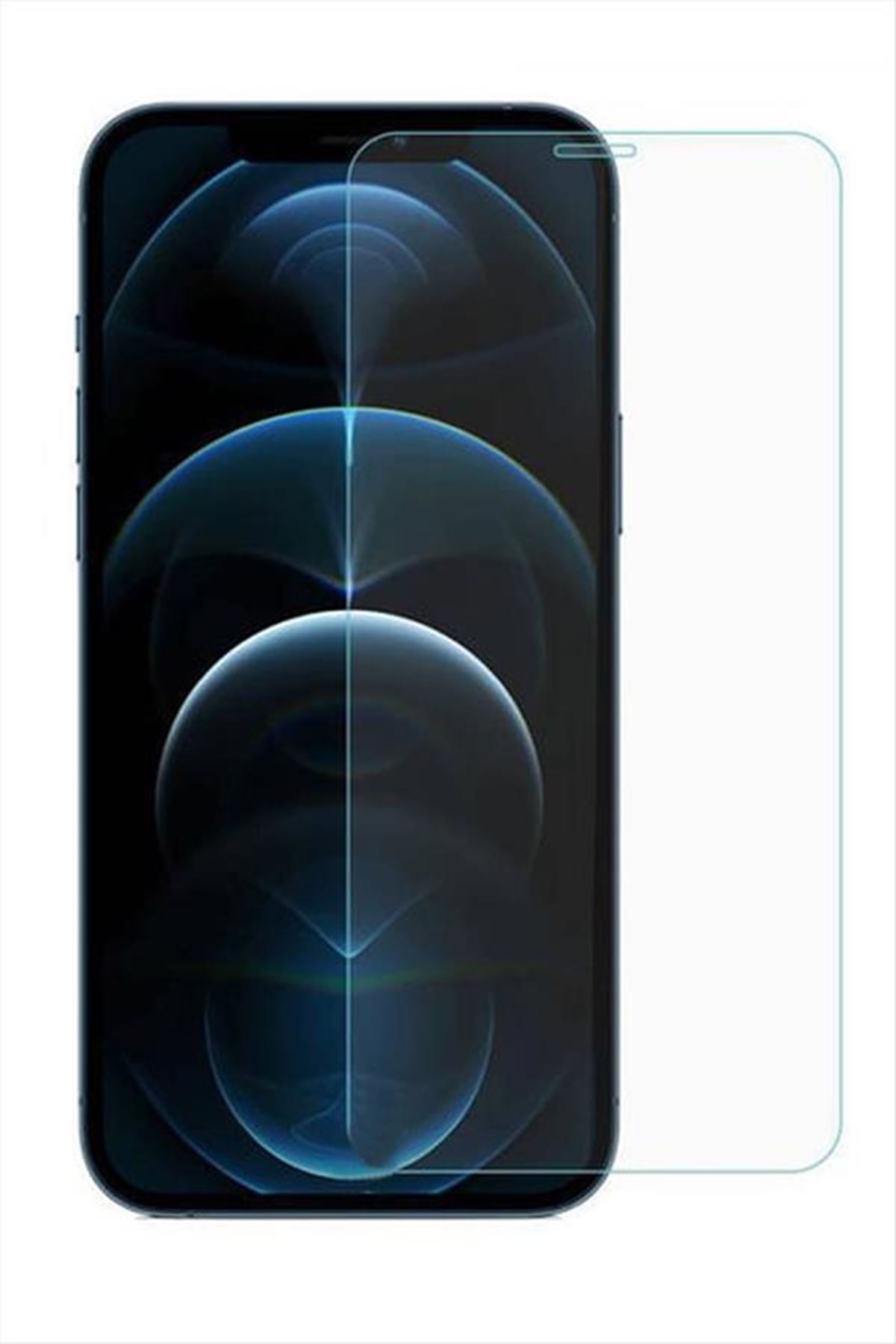 İphone 12 Pro Max Kırılmaz Cam Ekran Koruyucu - Şeffaf
