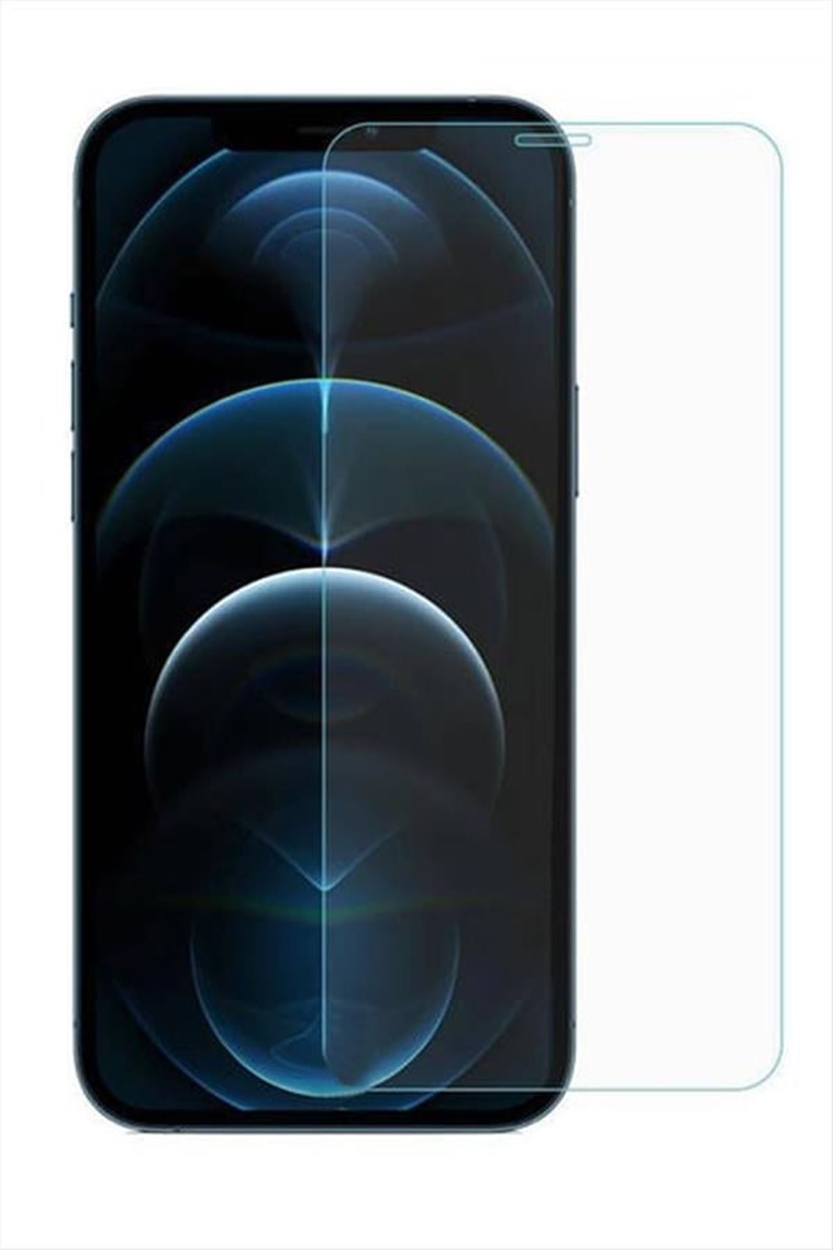 İphone 12 Pro Max Kırılmaz Cam Ekran Koruyucu - Şeffaf