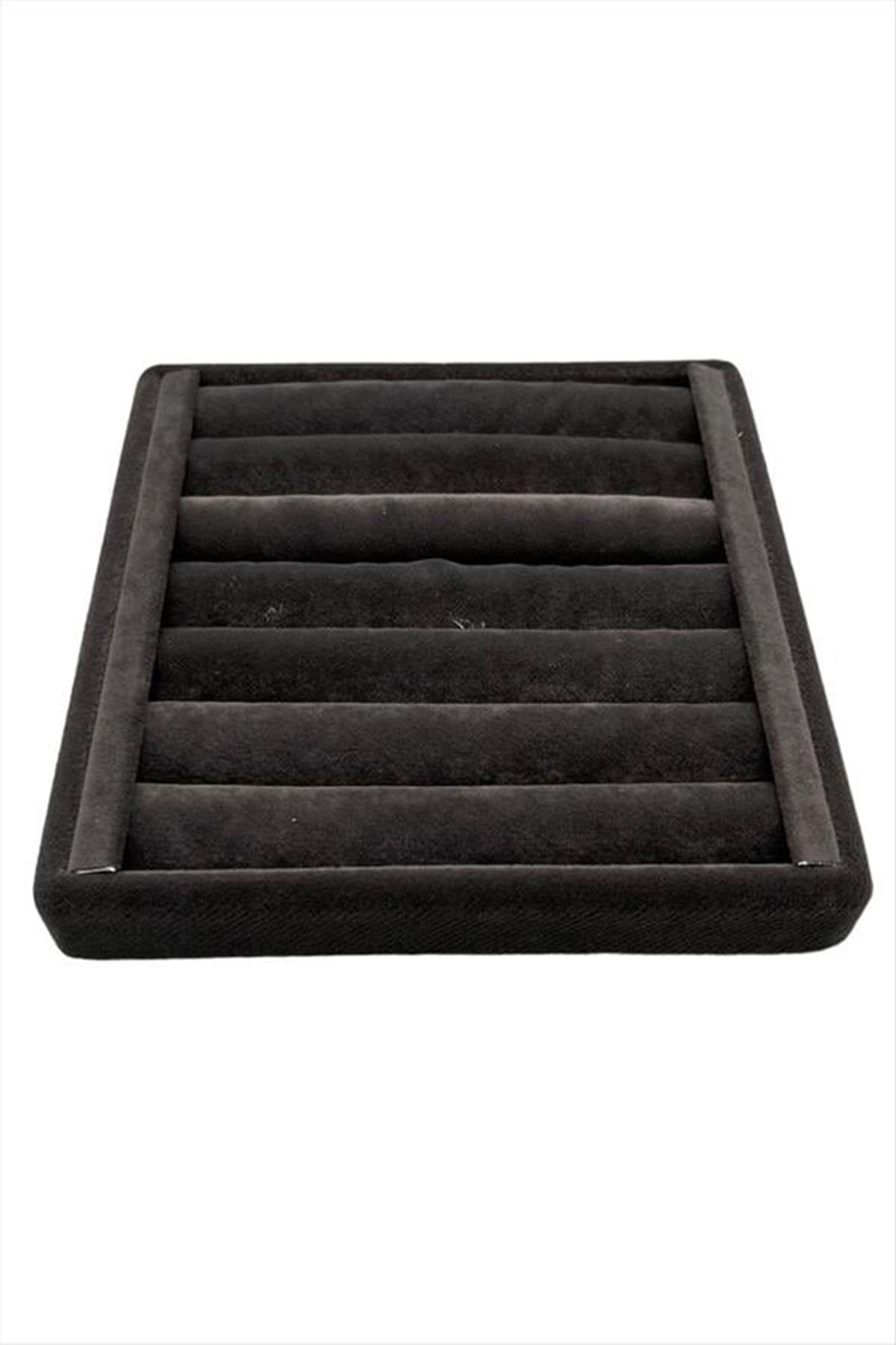 Yatay Sosisli Anfora Yüzük Kelepçe Standı 15*15 cm - Füme