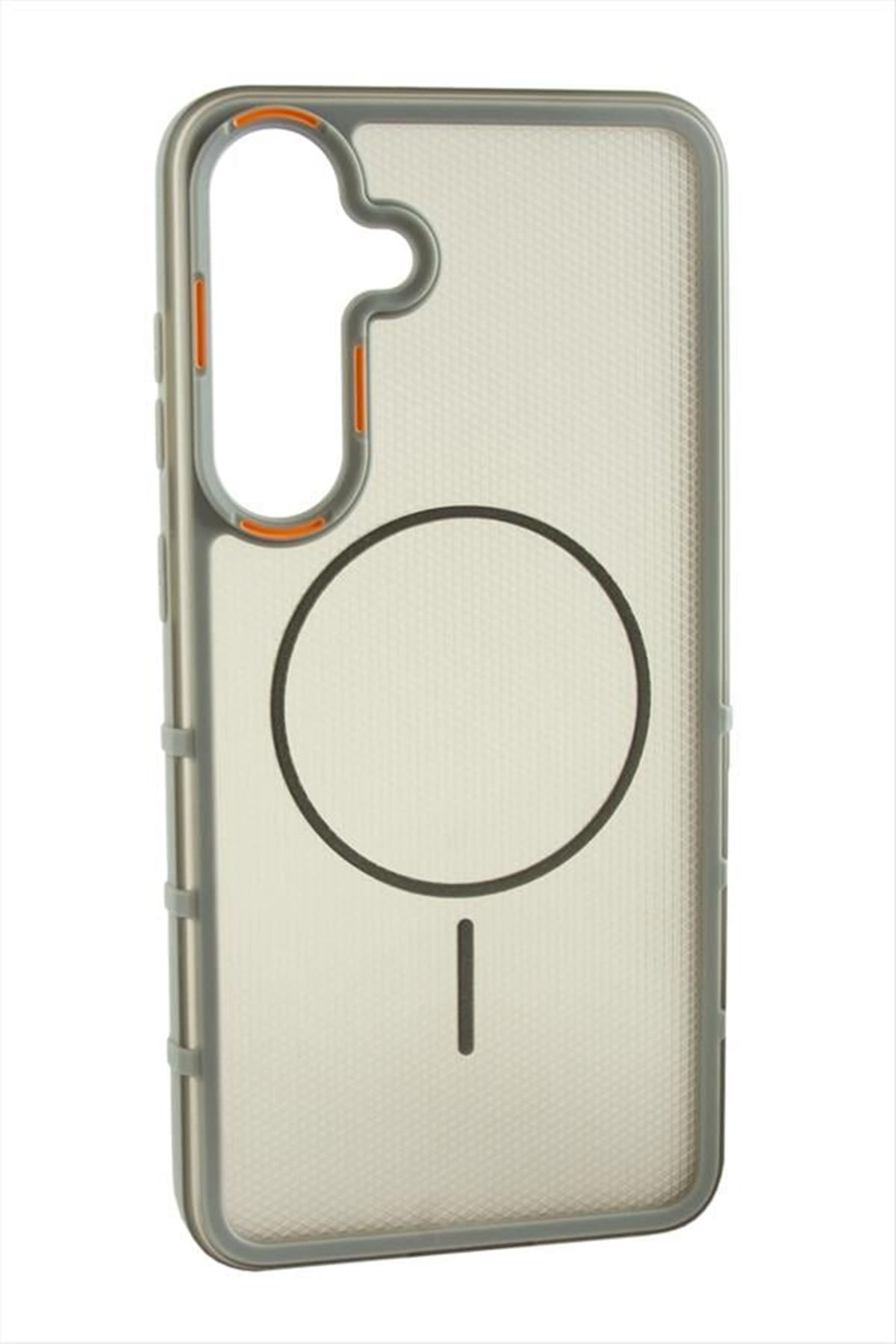 Samsung Glaxy S25U Magsaff Kapak Kılıf - Gri