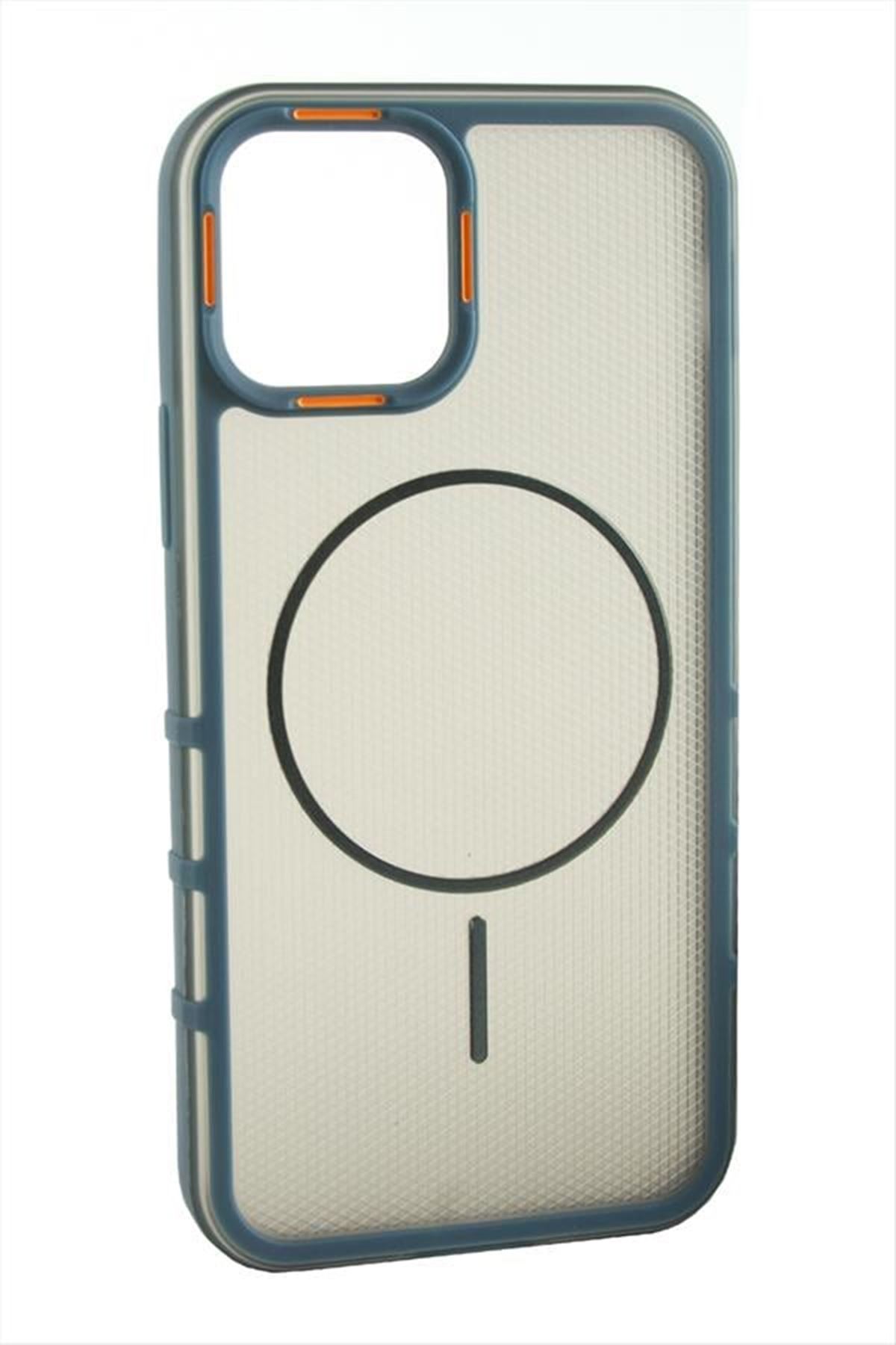 iPhone 15 Plus Magsaff Kapak Kılıf - Kahverengi