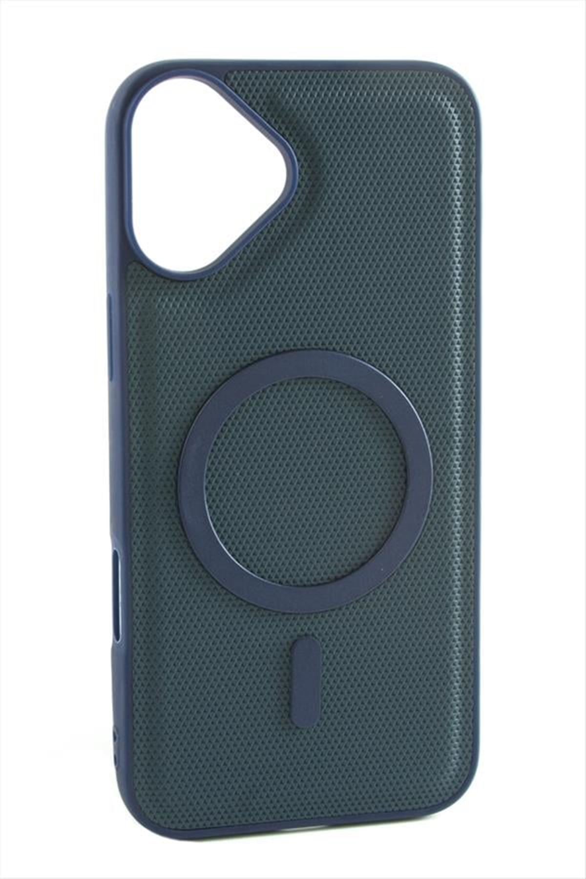 İphone 16 Magsaff Kapak Kılıf - Lacivert