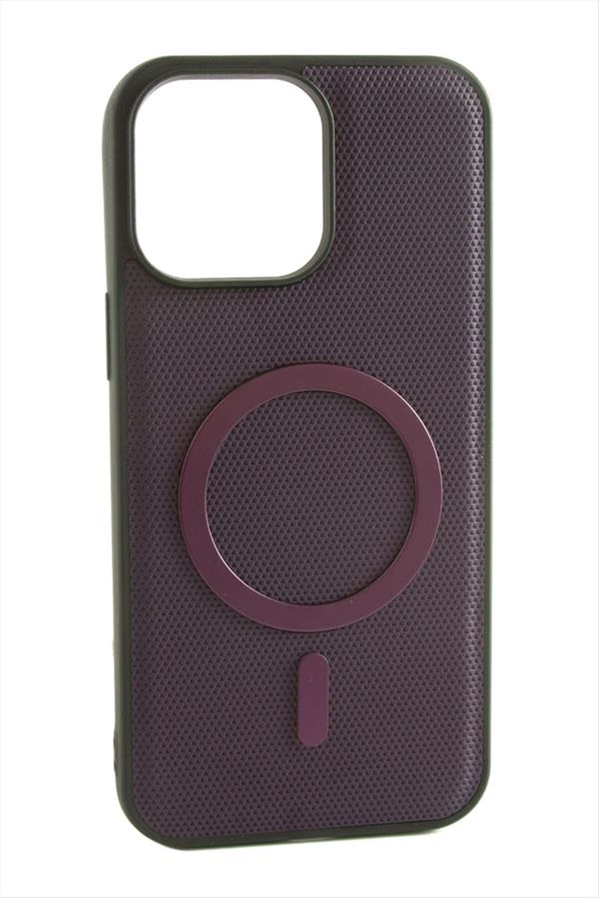 İphone 14 Pro Magsaff Kapak Kılıf - Mor