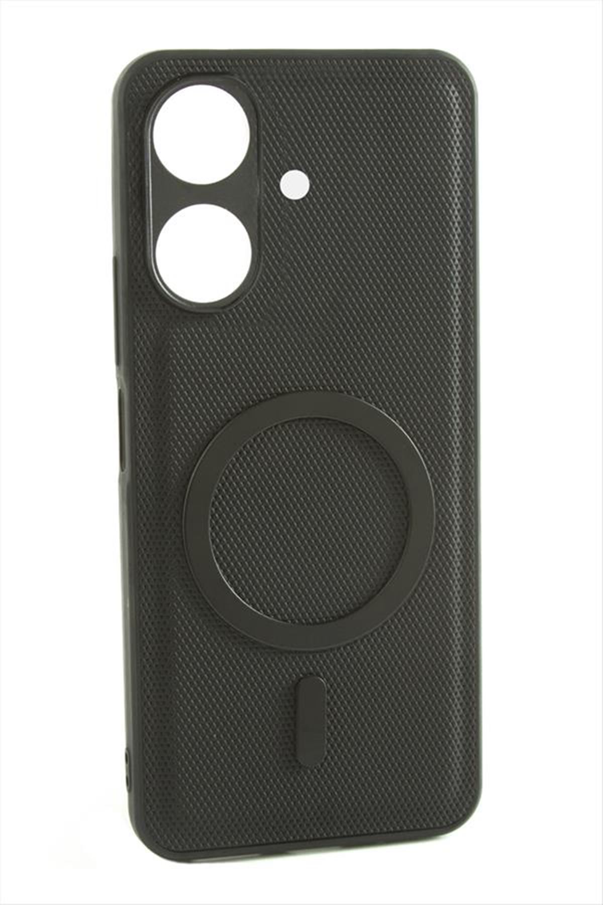 Samsung Glaxy A06 Magsaff Kapak Kılıf - Siyah