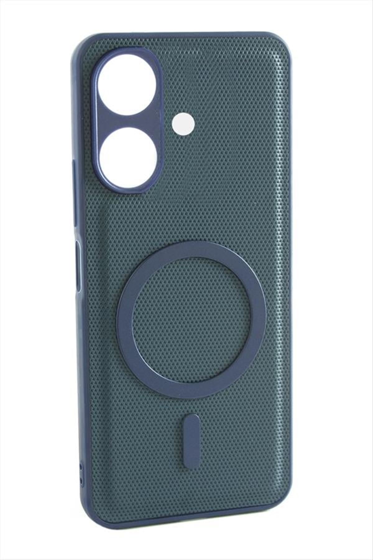 Samsung Glaxy A06 Magsaff Kapak Kılıf - Lacivert