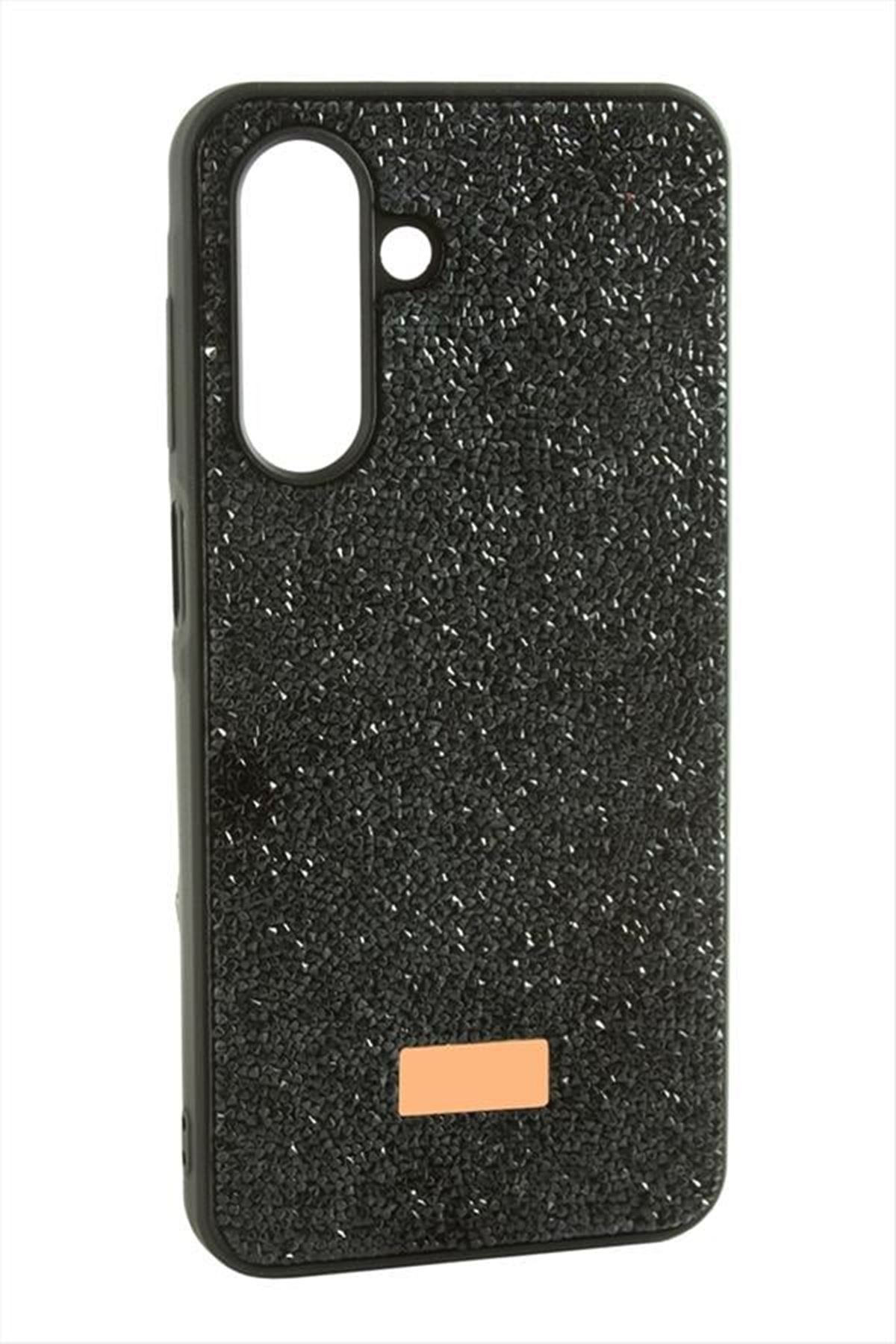 İphone 16 Plus Taşlı Kapak Kılıf - Siyah