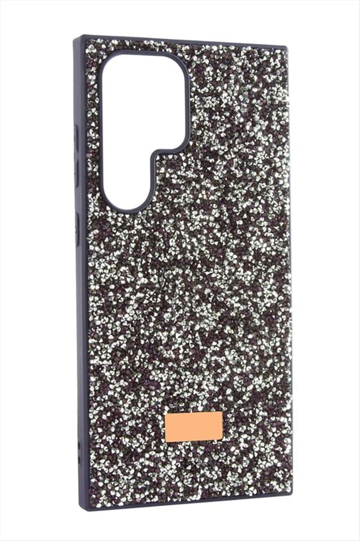 Samsung Galaxy S23 Ultra Taşlı Kapak Kılıf - Mor