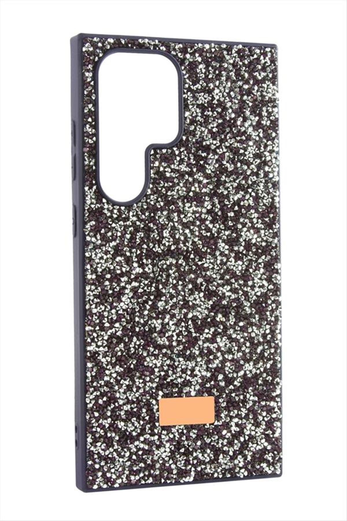 Samsung Galaxy S25 Ultra Taşlı Kapak Kılıf - Mor