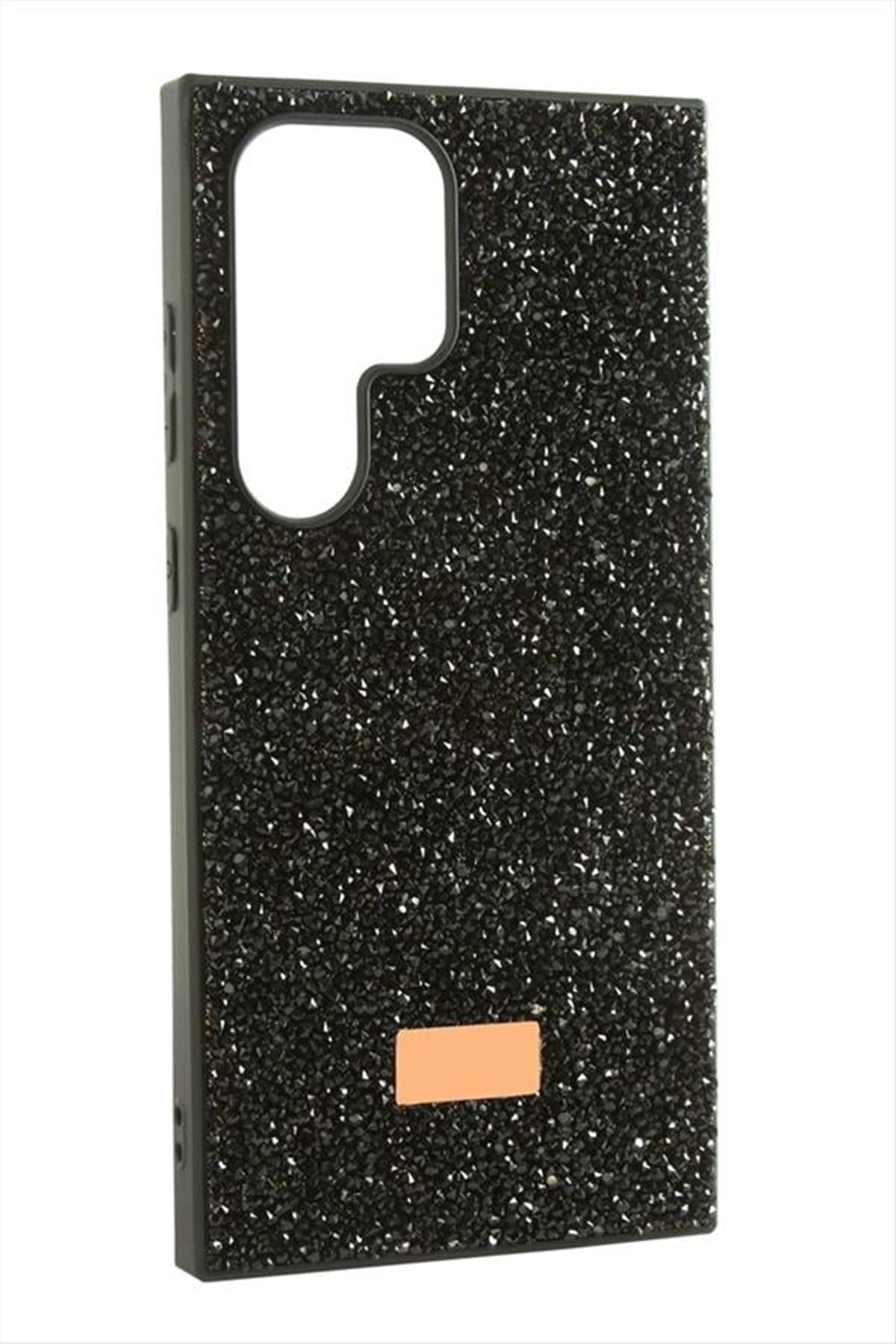 Samsung Galaxy S25 Ultra Taşlı Kapak Kılıf - Sarı