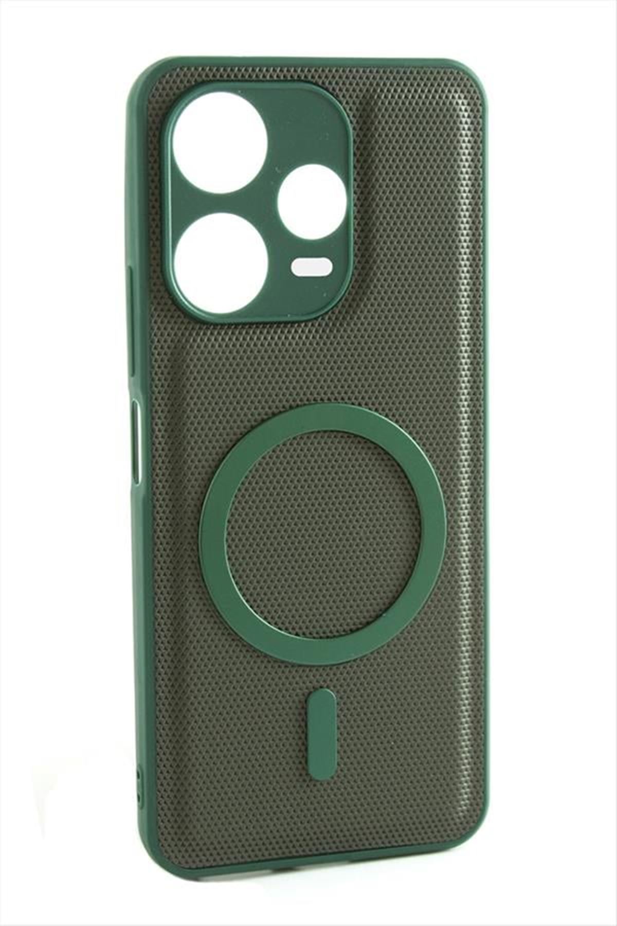 Xiaomi Note 12 Pro Magsaff Kapak Kılıf - Yeşil