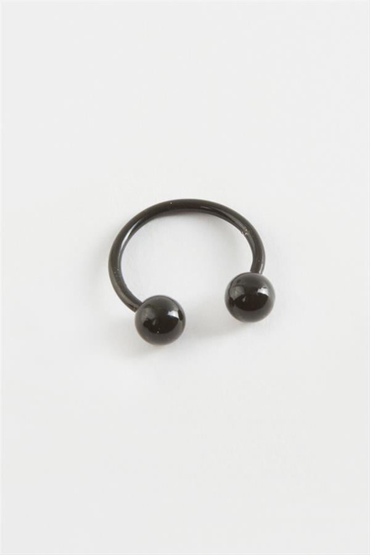 Septum Çelik Piercing 1 Adet - Siyah