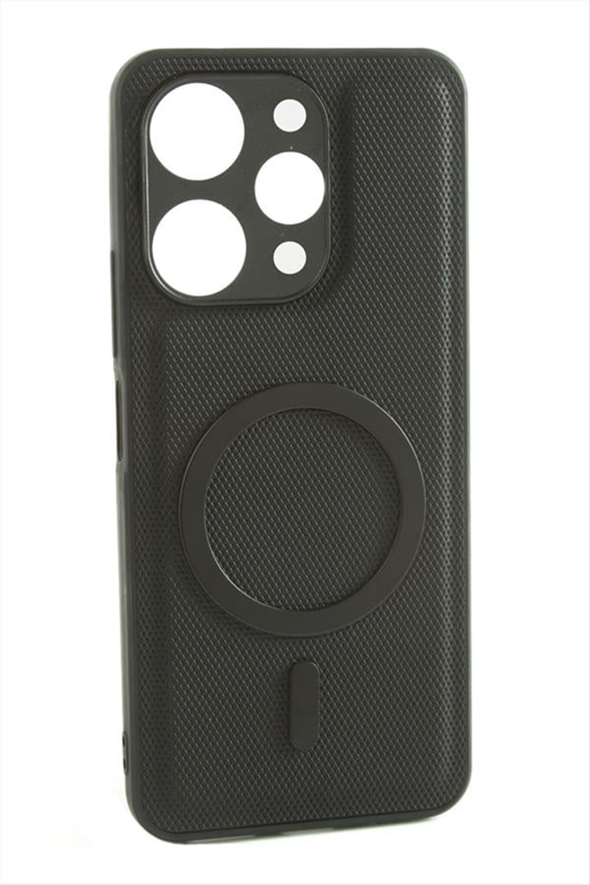 Xiaomi Redmi 12 Magsaff Kapak Kılıf - Siyah