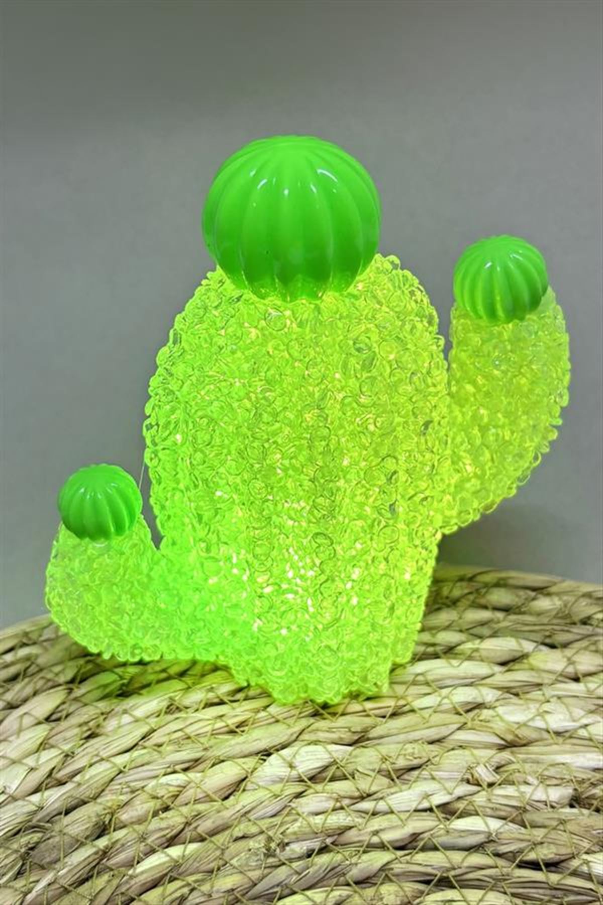 Ananas Işıklı Biblo 12 cm - Fosfor Yeşil