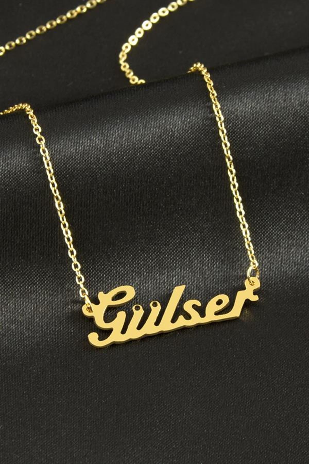 Gülser İsimli Kolye - Sarı