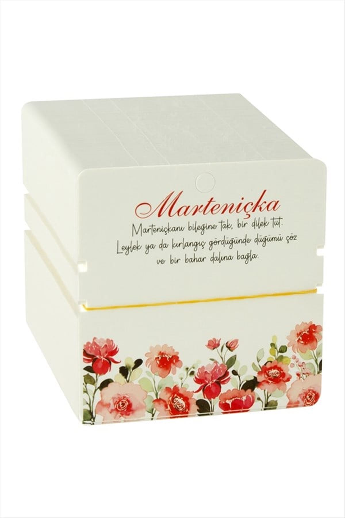 Marteniçka Bileklik Kartı - Beyaz