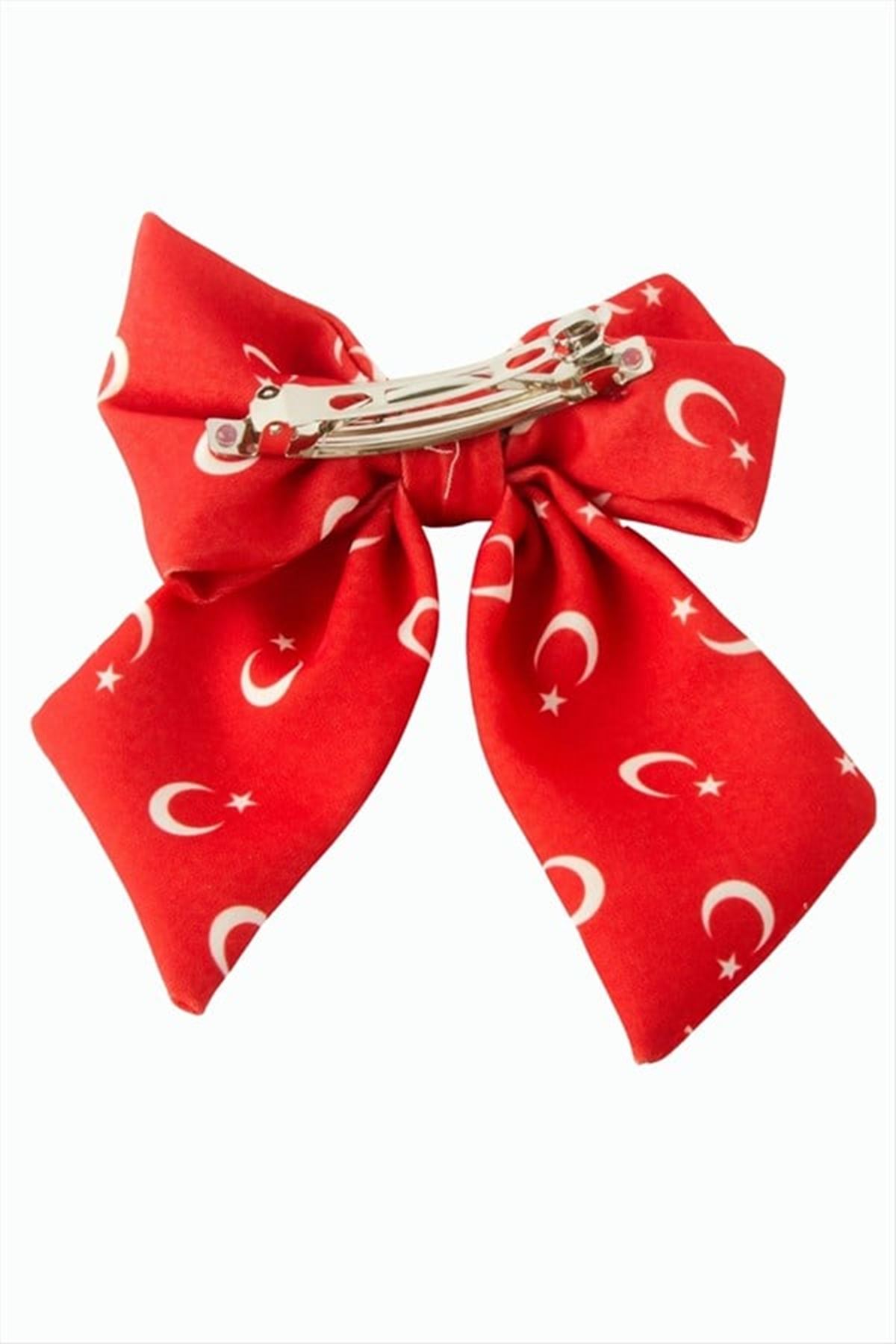 Ay Yıldız Fiyong Otomatik Toka - Kırmızı