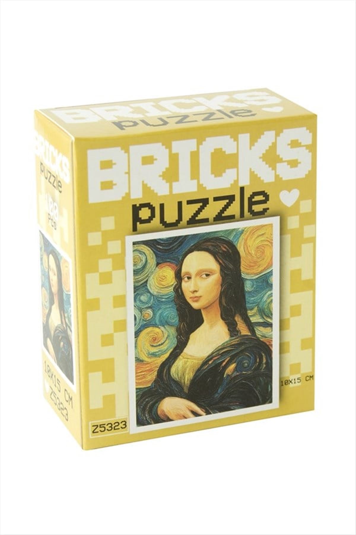 10*15 Tablo Puzzle 100 Adet - Sarı