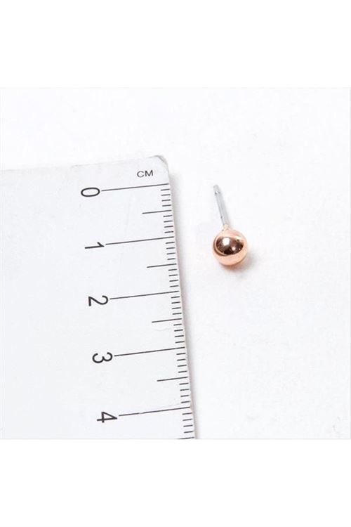 Roz Renk Metal Top Küpe 50 Gram - Roz-1