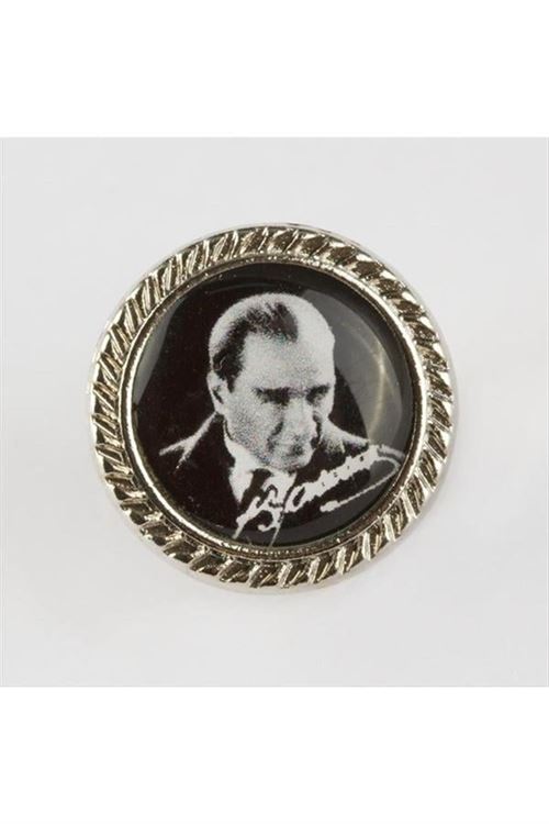 Atatürk Yaka Rozet - Sarı
