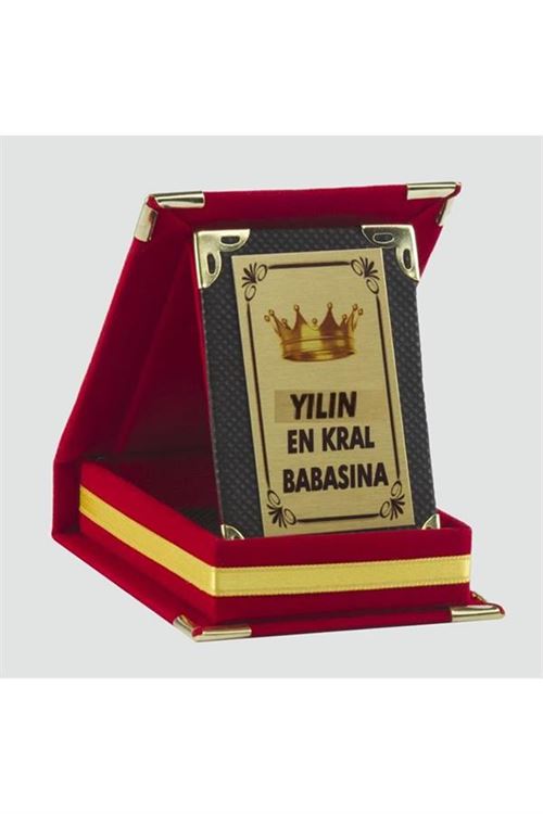 Yılın En Kral Babasına Plaketi - Kırmızı