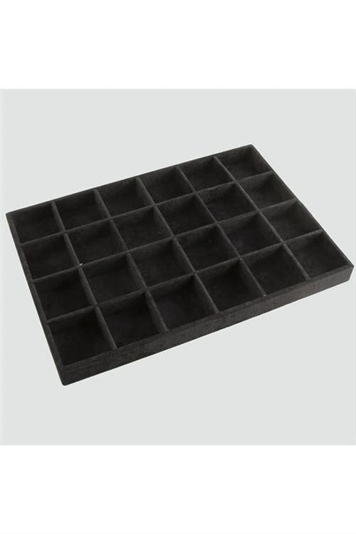 24 Bölmeli Anfora Tabla - Siyah