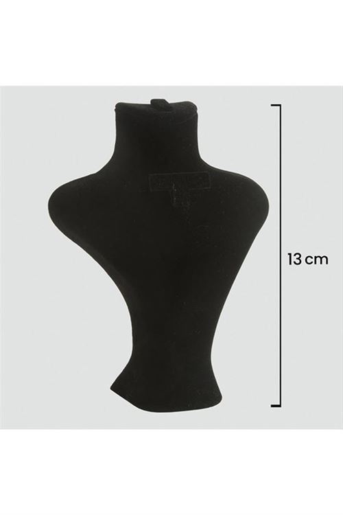 13 cm Takım Manken Anfora Kumaş - Siyah