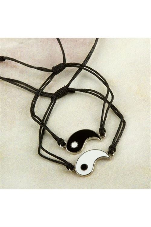 Yin Yang Şanslı Bileklik - Lacivert
