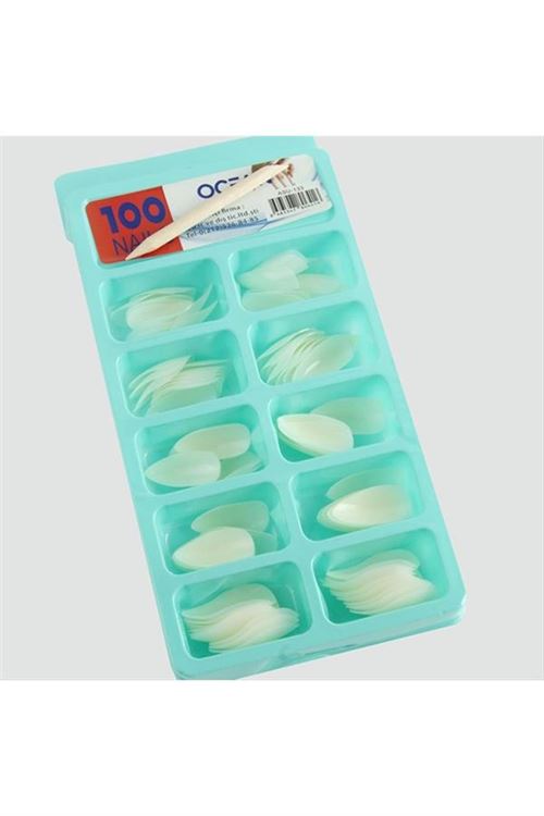 100 Adet Takma Tırnak - Beyaz