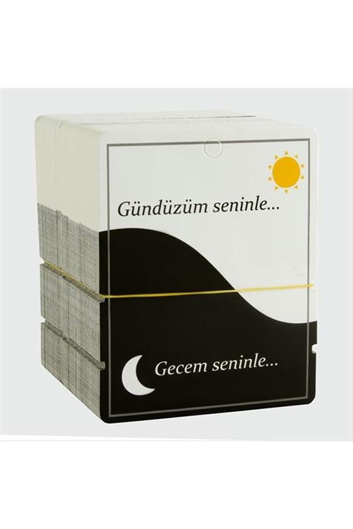 2'li Gece Gündüz Bileklik Kartı - Siyah