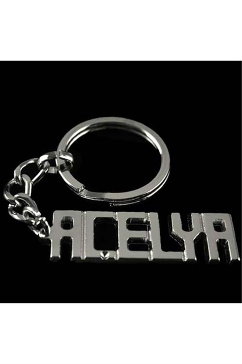 Açelya İsimli Anahtarlık - Gümüş Rengi