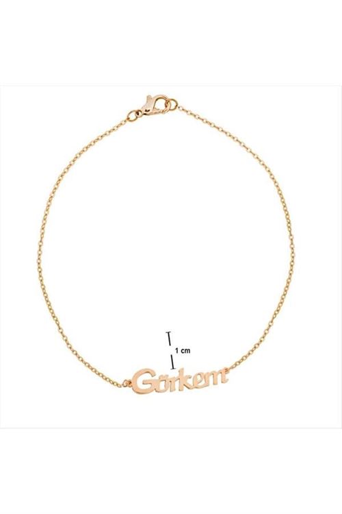Görkem isimli kolye (Kişiye Özel) - Sarı