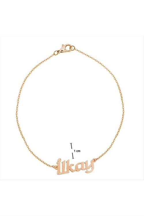 İlkay isimli kolye (Kişiye Özel) - Sarı