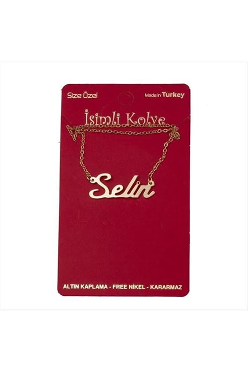 Selin isimli kolye (Kişiye Özel) - Sarı
