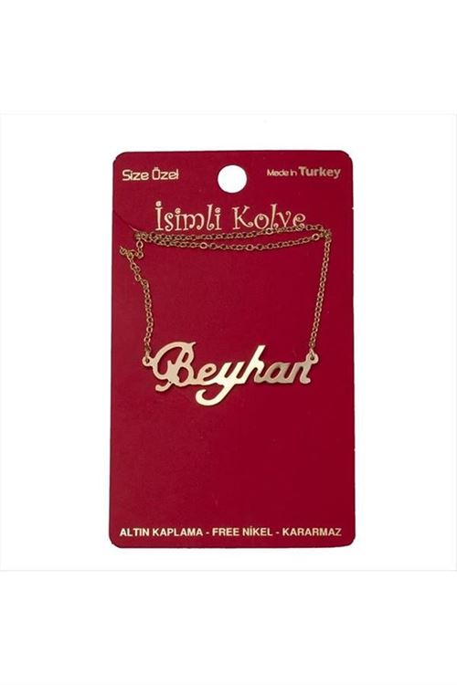 Beyhan isimli kolye (Kişiye Özel) - Sarı