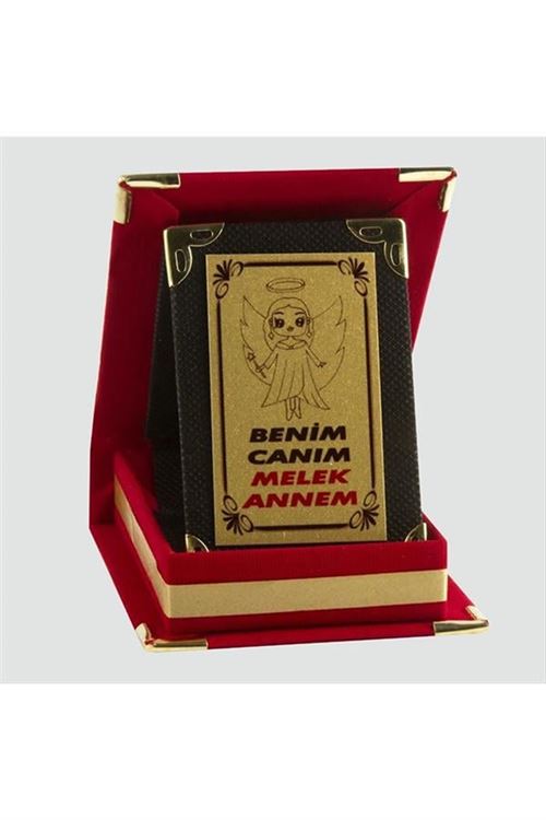 Melek Annem Plaketi - Kırmızı