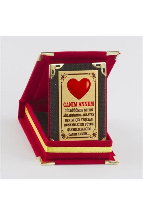Canım Annem Plaketi - Kırmızı