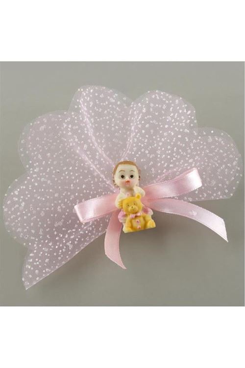 Kız Figürlü Dolap Süsü - Pembe