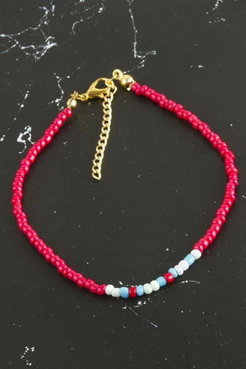 Kum Boncuk Halhal - Lila