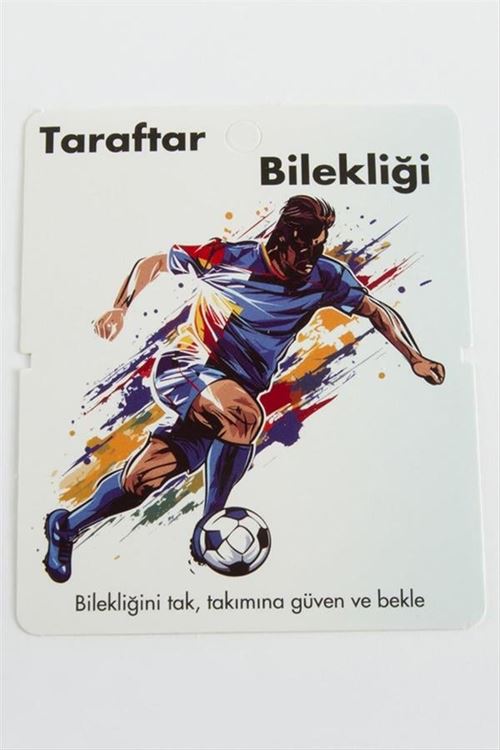 Taraftar Bileklik Kartı - Beyaz
