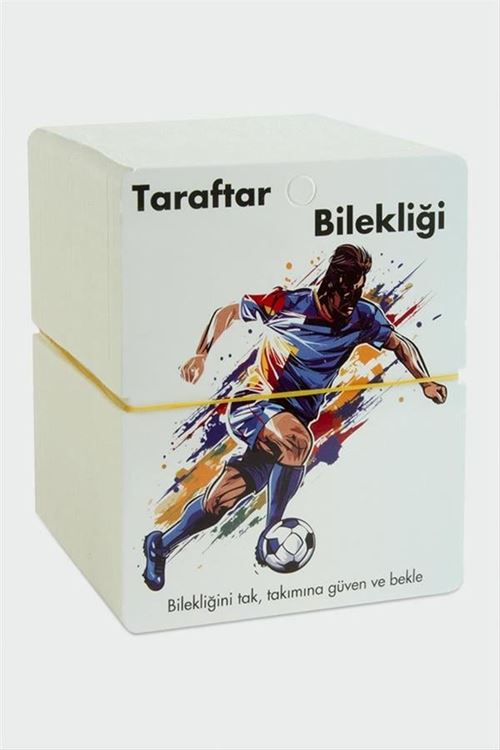 Taraftar Bileklik Kartı - Beyaz