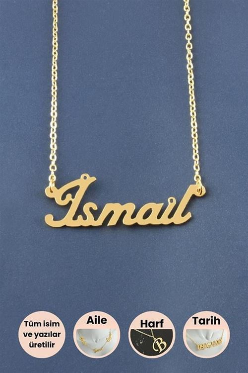 İsmail İsimli Kolye - Sarı