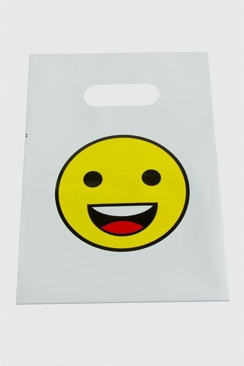 13*20 Emoji El Tutma Poşet Paketi 50 Adet - Beyaz