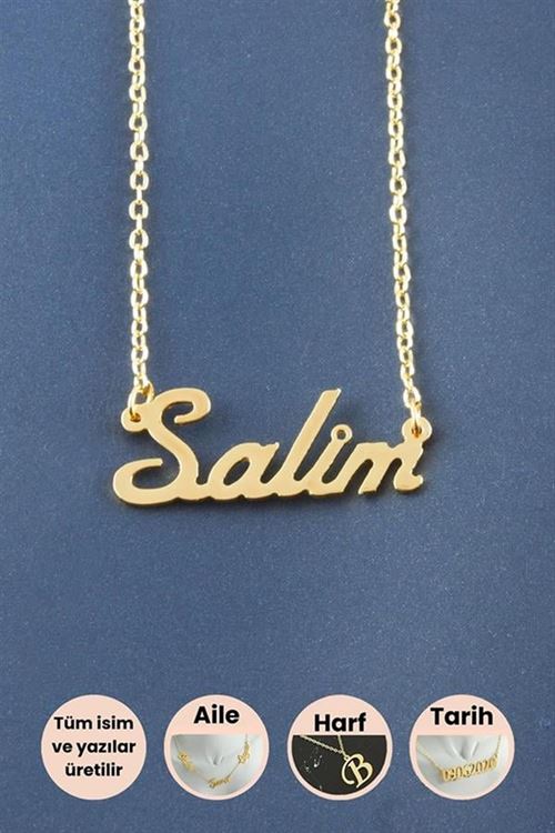Salim İsimli Kolye - Sarı