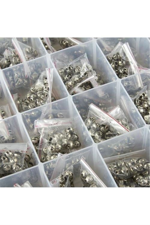 8 mm Harfli & Rakamlı Anahtarlık Bileklik Tesbih Seti - Gümüş Rengi