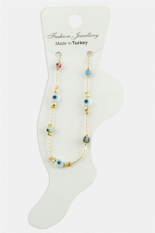 Nazar Boncuk Halhal - Karışık Renk 1
